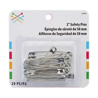 Sewing Patch Crafter's 2-in. Safety Pins, 20 Count