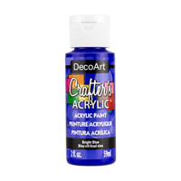 Crafter's Matte Acrylic Paint, 2 oz., Bright Blue