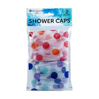 Nu-Pore Printed Spa Shower Caps, 2 Count