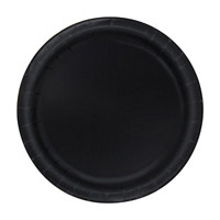 321 Party! Black Party Plates, 9 in, 16