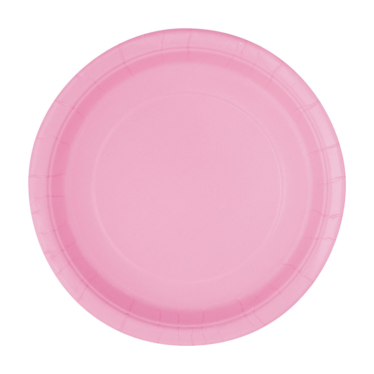 Pale Pink and Navy Colorblock Large Paper Plates – Lushra