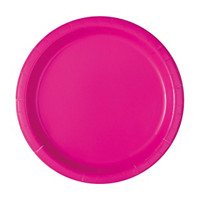 321 Party! Hot Pink Party Plates, 9 in, 16 ct