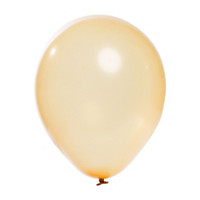 321 Party! Pearlized Latex Gold Balloons, 9 in, 12 ct