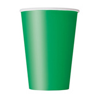321 Party! Emerald Green Paper Cups, 12 oz, 10 ct
