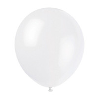 321 Party! 9 in Latex White Balloons, 20