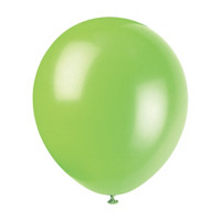 321 Party! Lime Green Latex Balloons, 9 in, 20 ct