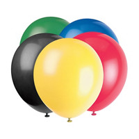 321 Party! Latex Balloons, 12 in, Assorted 15 ct