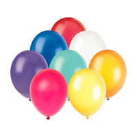 321 Party! Colorful Latex Balloons Variety Pack, 12 in, 72 ct