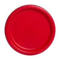 321 Party! Red Party Plates, 9 in, 16 ct