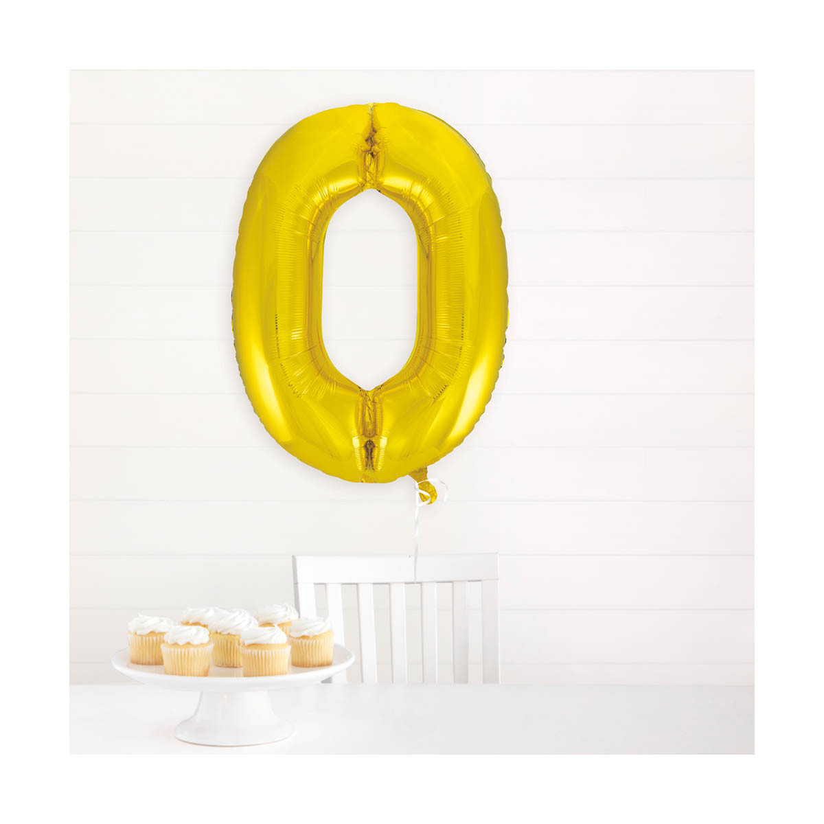 34" Giant Foil Gold Number Balloon