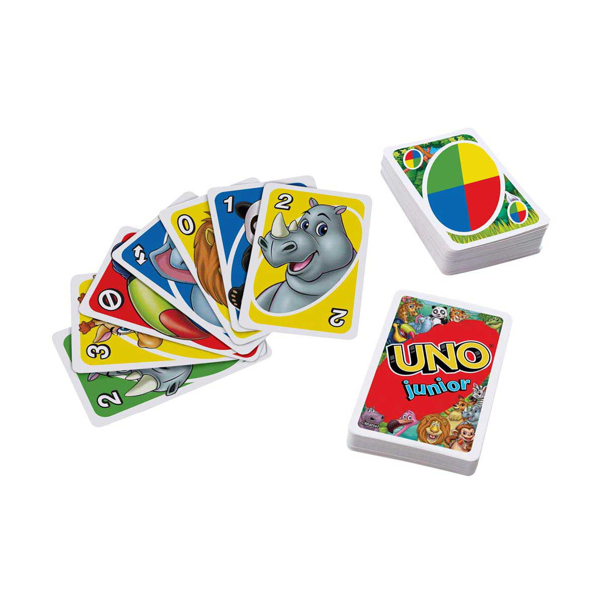 Uno Junior Zoo-Themed Card Game