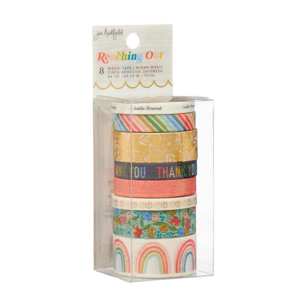 Paige Evans Washi Tape, Assorted, 8 Pack
