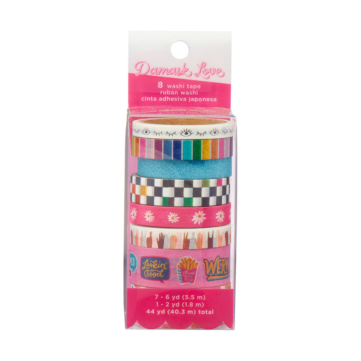 Paige Evans Washi Tape, Assorted, 8 Pack