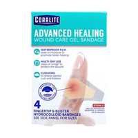 Coralite Advanced Healing Gel Bandages, 4 Count