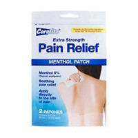 Coralite Extra Strength Menthol Pain Relief Patch, 2 Count