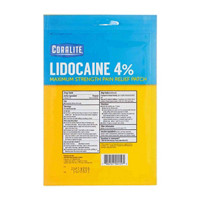 Coralite Lidocaine 4% Pain Relief Patch, 1 Count
