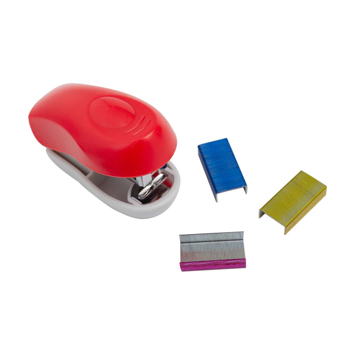 American Crafts Mini Stapler Value Pack, 1 Stapler, 1500 Staples