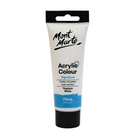 Mont Marte Studio Acrylic Paint, 75ml, White