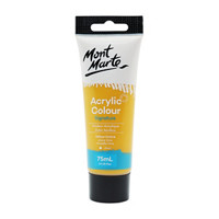 Mont Marte Studio Acrylic Paint, 75ml, Yellow