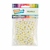 Make Shoppe Kids Craft White Plastic Pearls, 0.78oz
