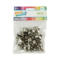 Make Shoppe Assorted Silver Bell, Multi-Size, 43 Count