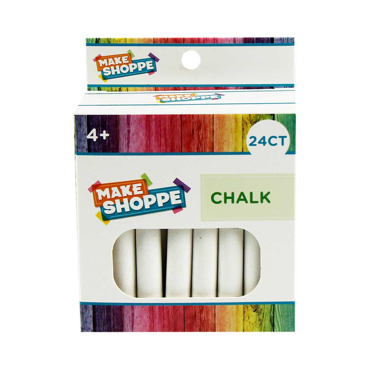 Make Shoppe Art White Chalk, 24 Count