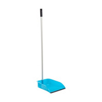 Dustpan with Long Handle & Rubber Tip Cleaning Tools
