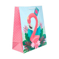 Large Tropical Flamingo Gift Bag