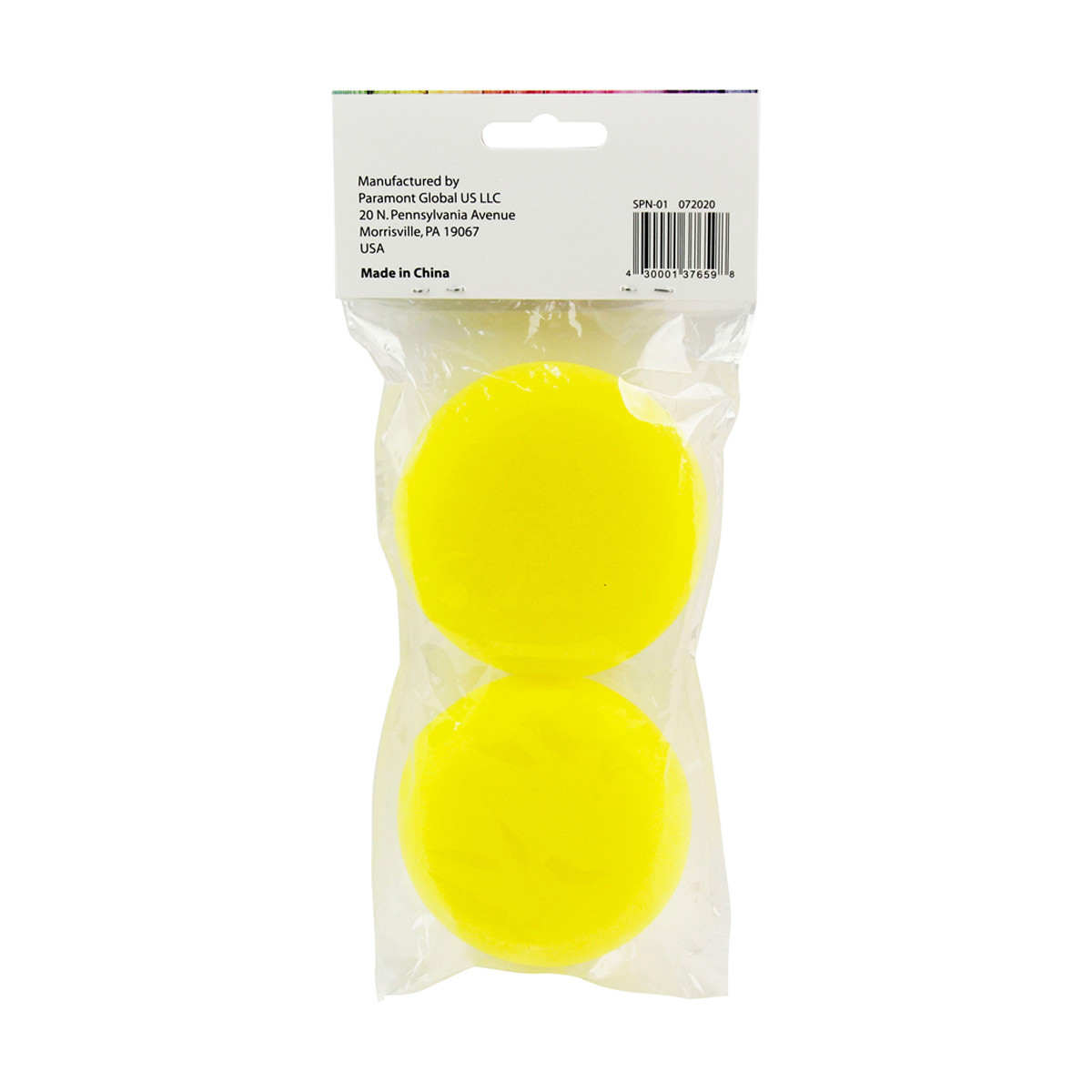 Make Shoppe Round Art Sponges, 2 Count Yellow