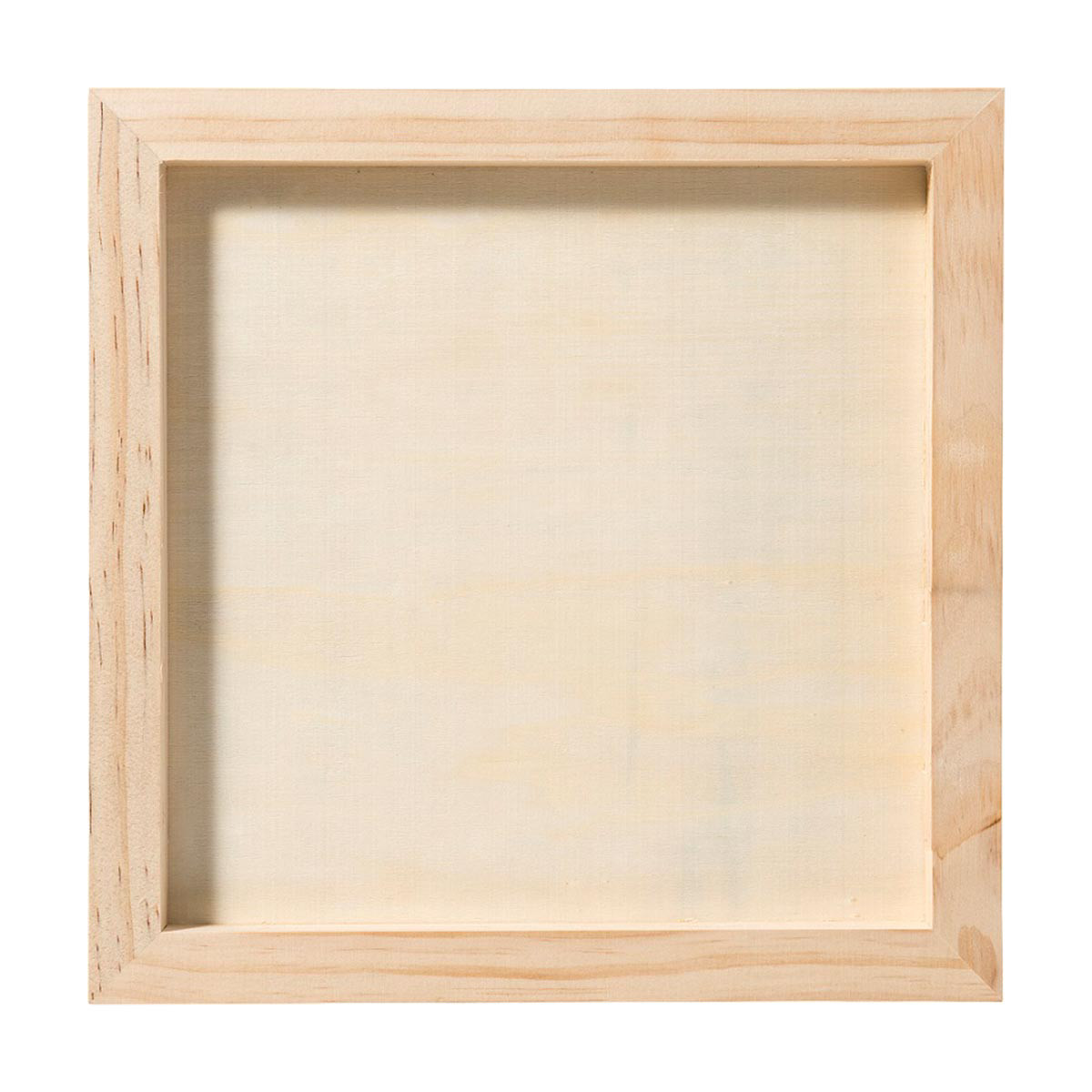 Plaid Unpainted Wood Canvas Panel, 10" x 10"