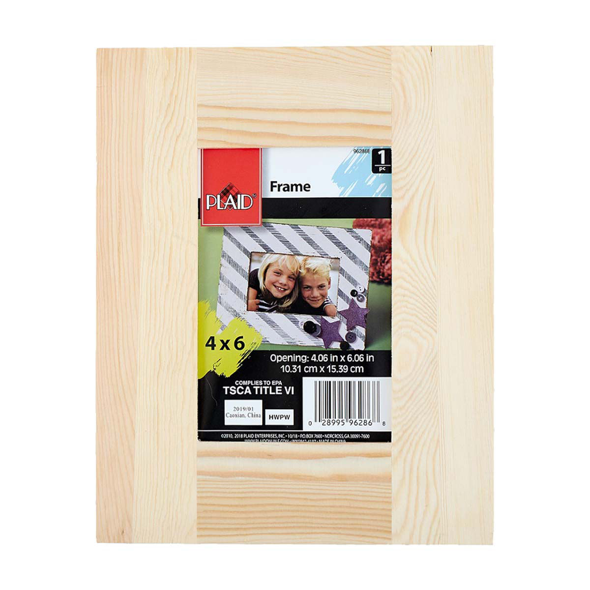 Unfinished Wood Picture Frames, for 4x6 Photos, 3-Pack