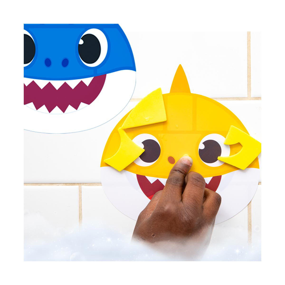 Baby Shark Bath Time Mosaic Art