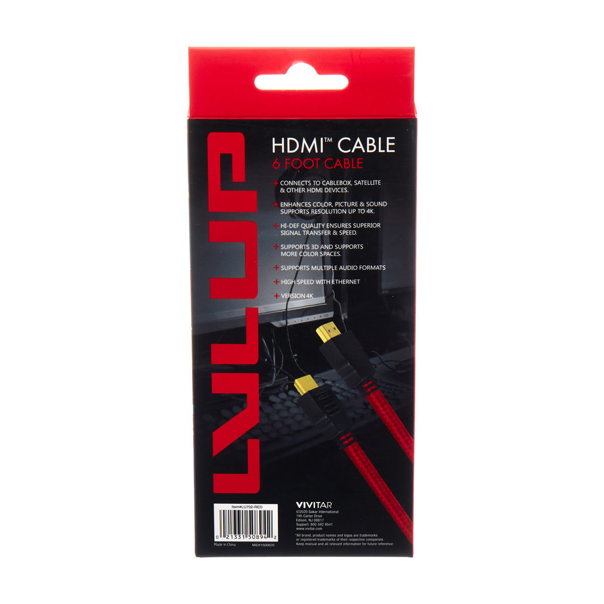 Level UP HDMI Cable, 6 ft.