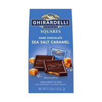 Ghirardelli Dark Chocolate Sea Salt Caramel Squares