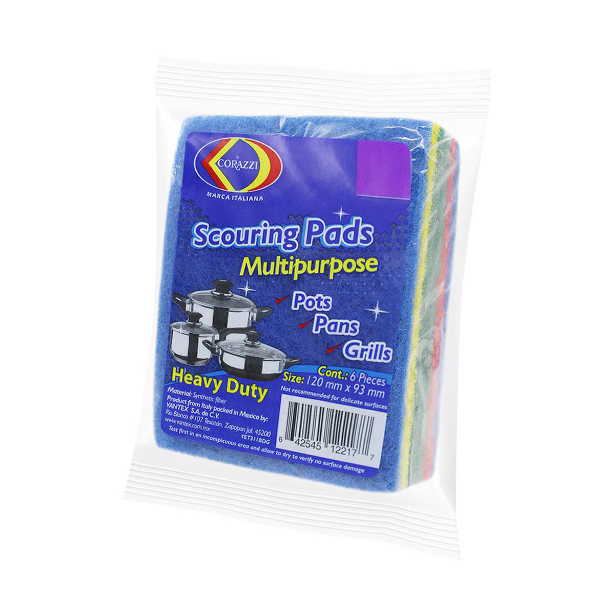 PS SCOURING PADS 6PK