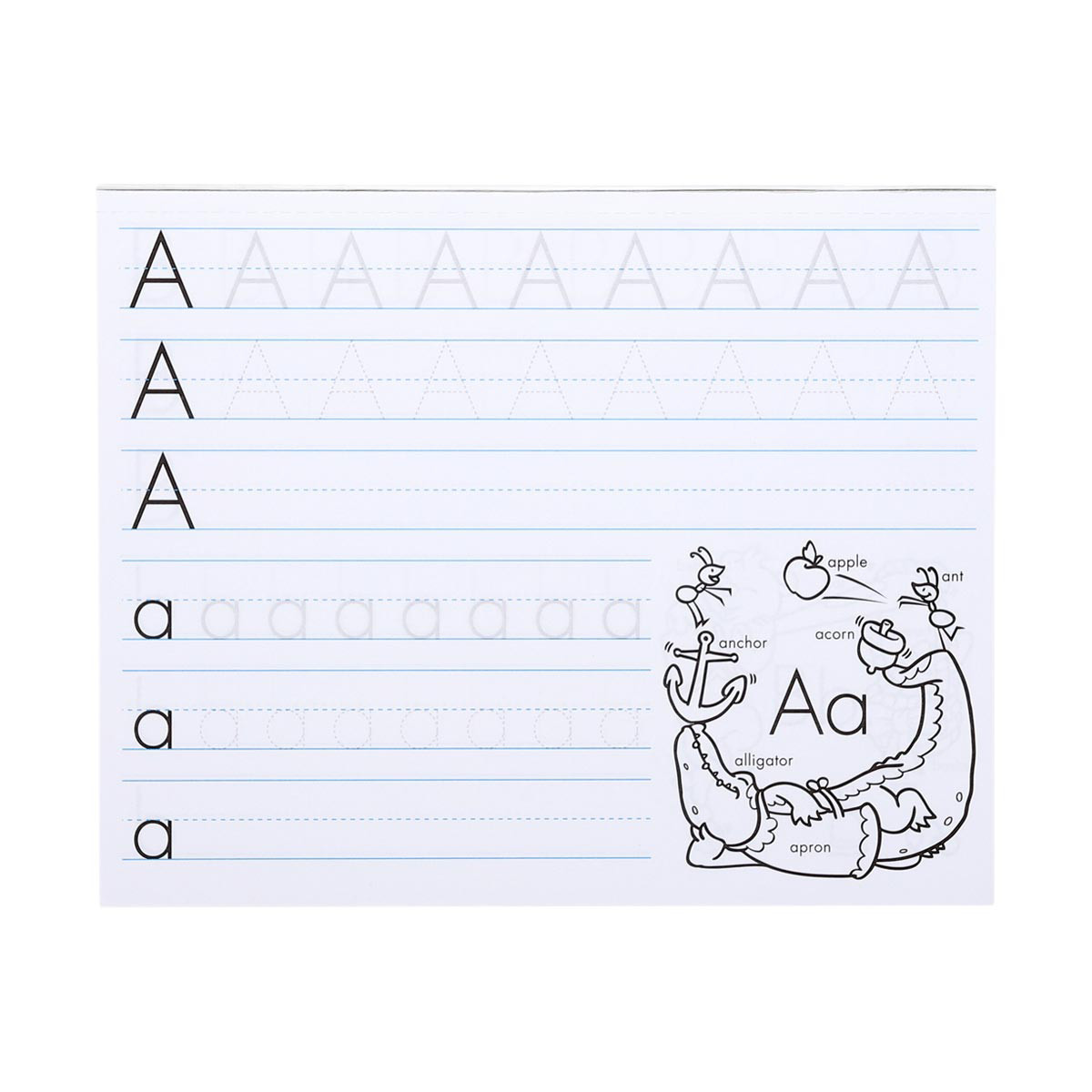  Crayola Alphabet Pad, Tracing Worksheets, 30 Pages, White, 10 x  8 Inches : Arts, Crafts & Sewing