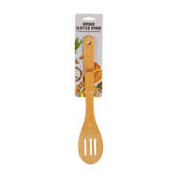 Cali Home Bamboo Serving Slotted Spoon, 12inch