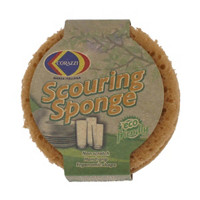Eco-Friendly Rounded Non-Scratch Sponge, 1 Pack