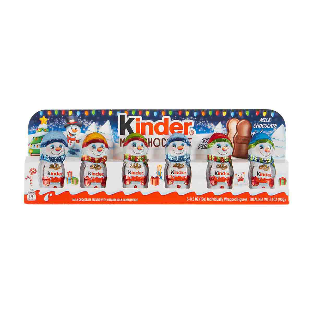 Kinder Joy Holiday Mini Figures Chocolates, 6 Count