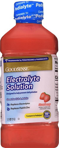 GoodSense Electrolyte Solution, Strawberry, 1 Liter