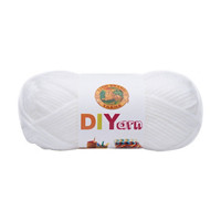 Lion Brand Yarn- DIYarn White 205-100