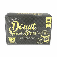 Empire's Donut House Blend, Light Roast 12 Count Single Serve Brew Cups