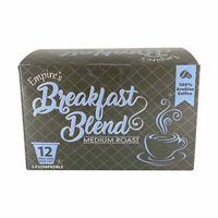 Empire's Breakfast Blend Medium Roast, 12 Count Single Serve Brew Cups