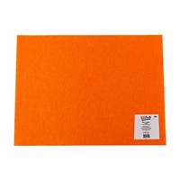 Make Shoppe Felt Sheet, 12 x 9 Inch, Orange