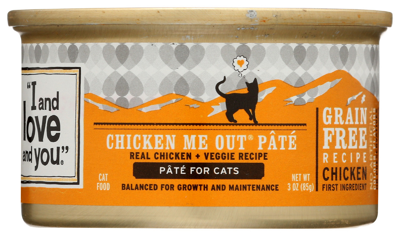 I and Love and You Chicken Me Out Pate Grain Free Canned Cat Food