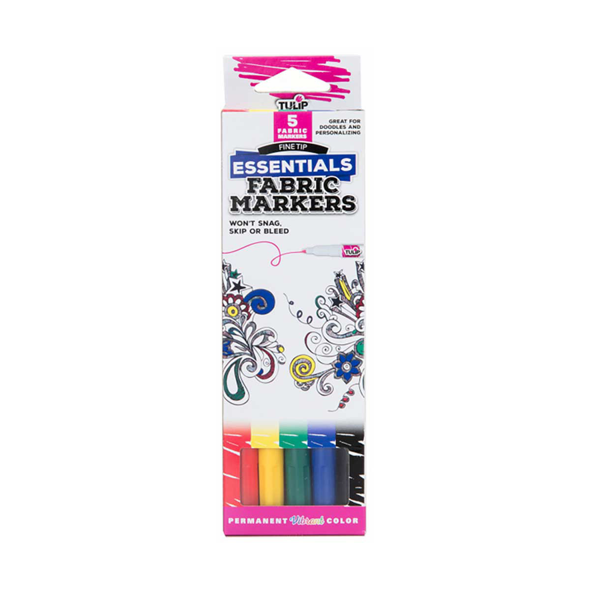 Tulip Fabric Markers Fine Multicoloured