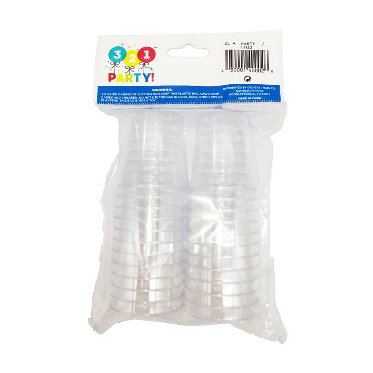 Party Central Club Pack of 288 Clear Disposable Party Portion Cups