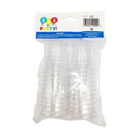 321 Party! Clear Party Cups, 24 Count