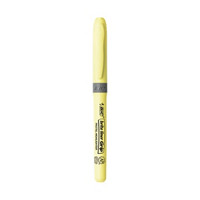 BIC® Brite Liner® Grip Highlighters, Pastel Yellow