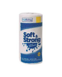 True Living Soft & Strong Paper Towels, 1 Roll